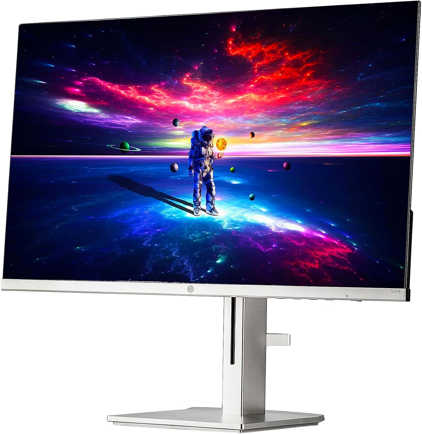 HP Series 5 524SH 23.8' Full HD (1920×1080) Monitor | IPS Display, 100Hz, Slim Bezel, Eye Comfort Tech, Height Adjustable Stand & HDMI Connection, Replaces M24H (94C19AA#ABA) + Screen Protector + More