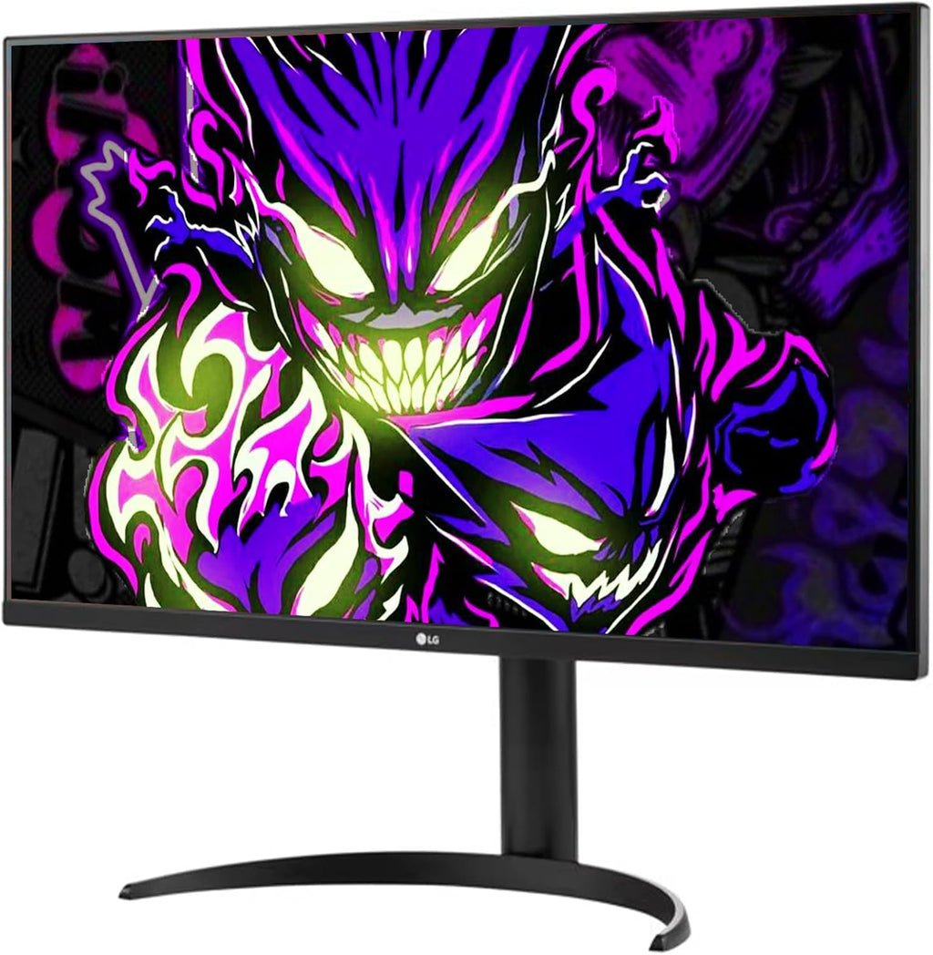 LG 32' 4K UHD(3840 x 2160) Ultrafine Monitor, 60Hz, HDR10, 90% DCI-P3, Dynamic Action Sync, Dual Controller, Black Stabilizer, Flicker Safe, HDMI & DisplayPort, Pivot/Height/Tilt Adjustment, Black