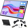 waveshare Luckfox 18.5inch Portable Monitor with Stand, IPS Screen, 120Hz High Refresh Rate, Mini HDMI Interface, 1920 × 1080 Full HD, 178° Viewing Angle, ABS Case, Supports HDR, No Touch