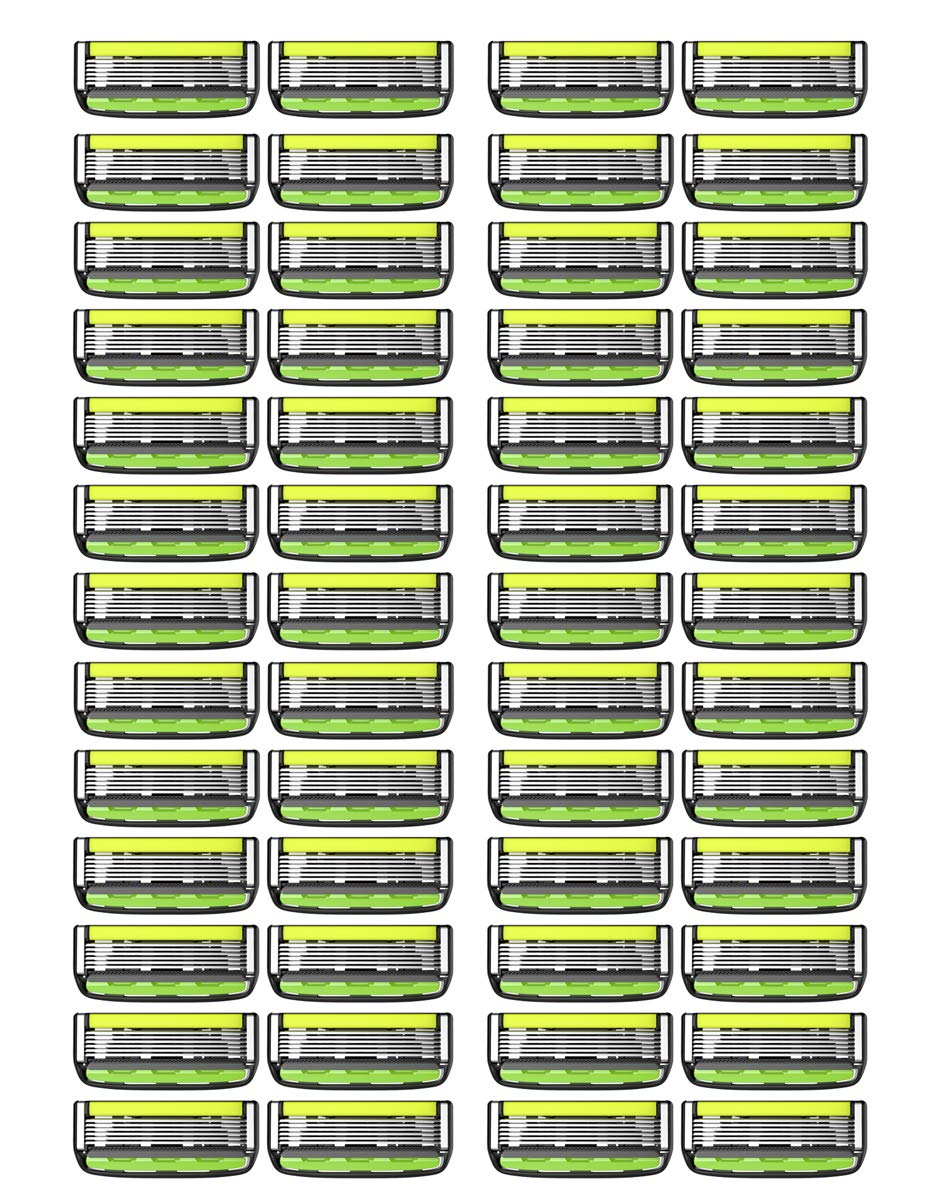 Dorco Pace 6 Pro - Six Blade Razor System with Trimmer - 52 Pack Refill (No Handle)