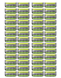Dorco Pace 6 Pro - Six Blade Razor System with Trimmer - 52 Pack Refill (No Handle)