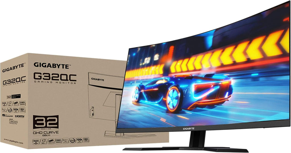 GIGABYTE G27F 27' 144Hz 1080P Gaming Monitor, 1920 x 1080 IPS Display, 1ms (MPRT) Response Time, 95% DCI-P3, FreeSync Premium, 1x Display Port 1.2, 2X HDMI 1.4, 2X USB 3.0, Black (G27F-SA)
