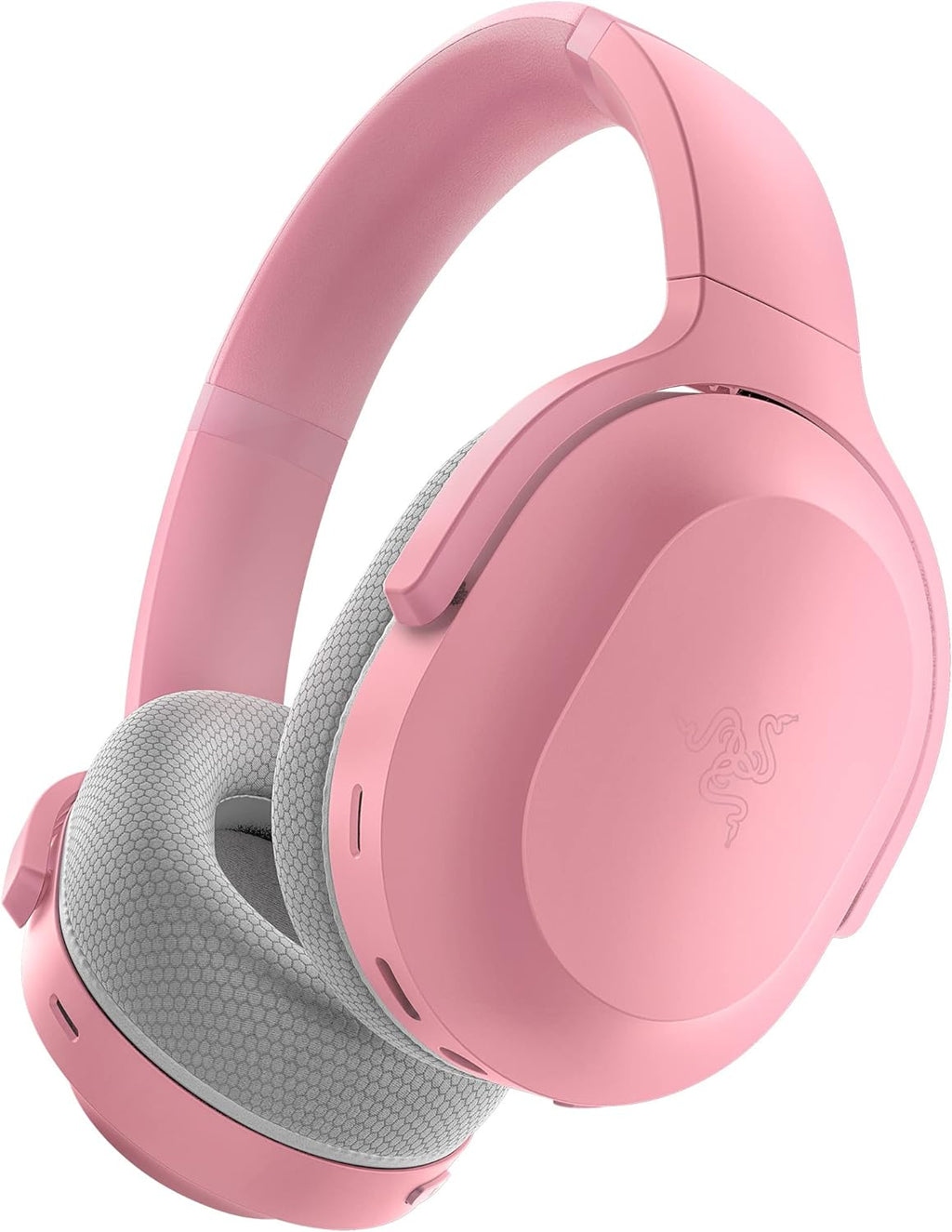 Razer Barracuda Wireless Gaming & Mobile Headset (PC, Playstation, Switch, Android, iOS): 2.4GHz Wireless + Bluetooth - Integrated Noise-Cancelling Mic - 50mm Drivers - Quartz Pink (Renewed)