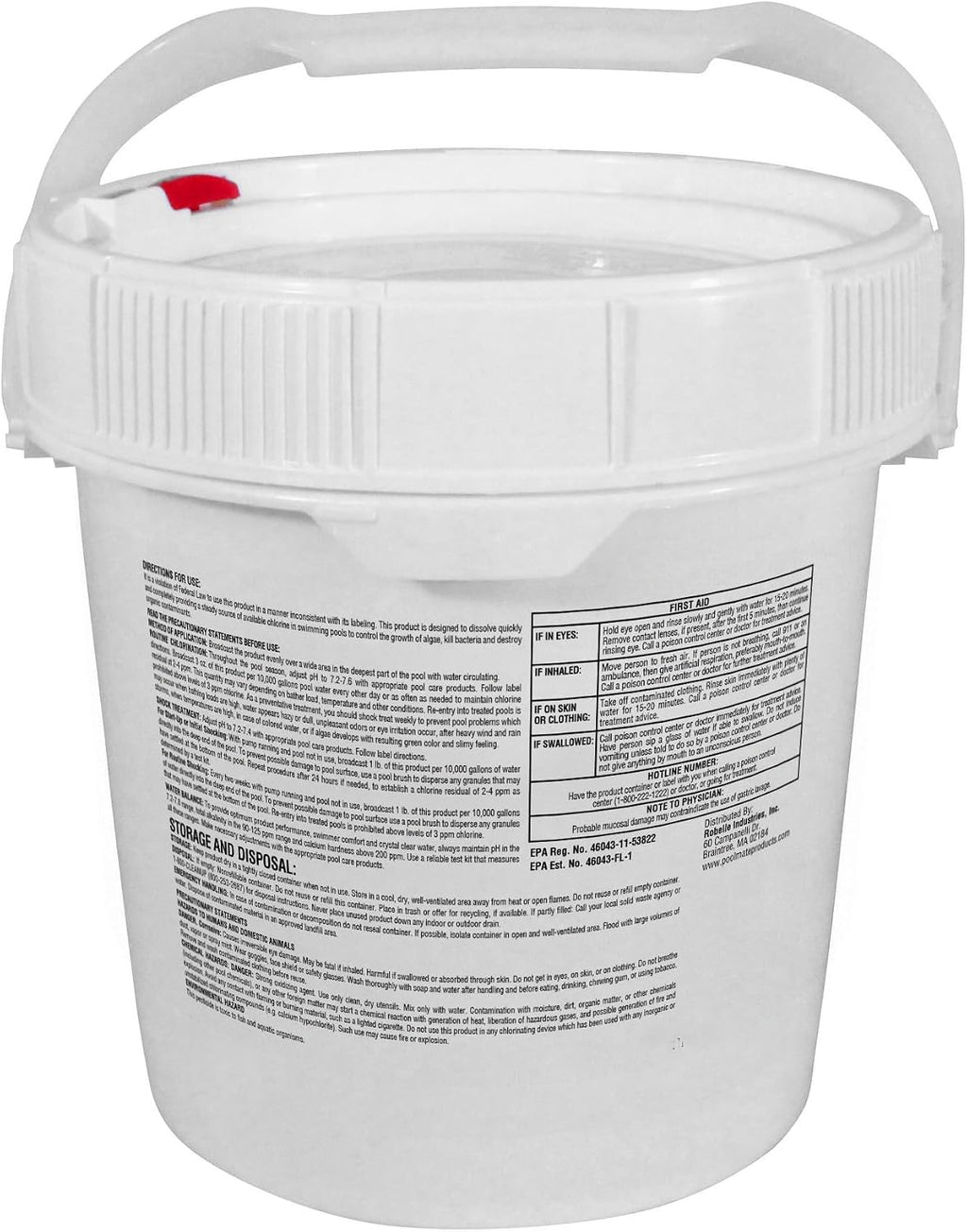 Pool Mate 16-Pounds Premium Pool Chlorine Granules, Concentrated Chlorinating Granules, Made in USA