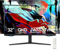 Samsung 32' Odyssey Curved Gaming Monitor | 240Hz, 1ms | QHD, HDR600 | AMD FreeSync Premium Pro | 1000R Curve | Gaming Hub, Smart TV |Includes Remote Control