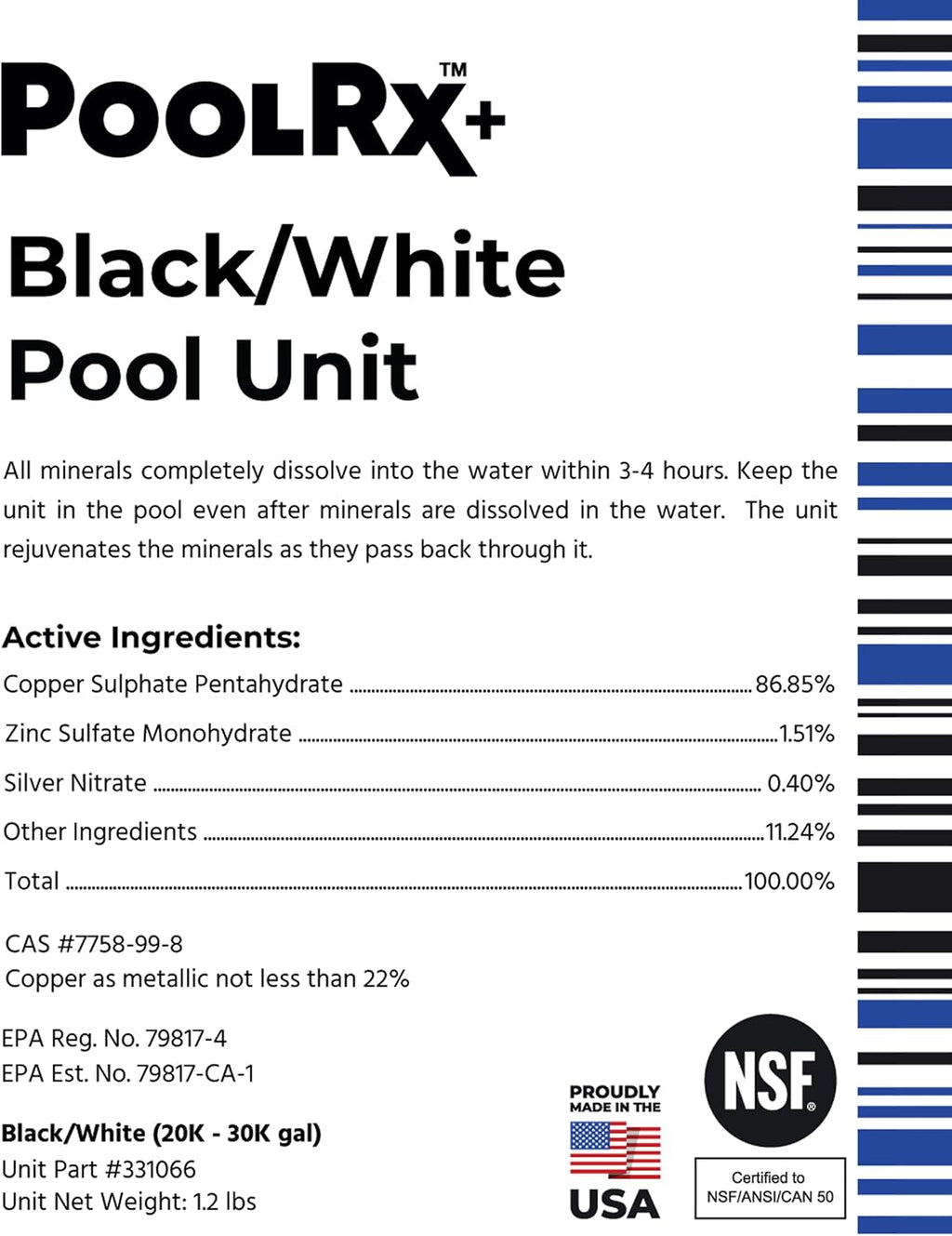 PoolRX+ Pool Unit 20k-30k gallons (Pack of 2)