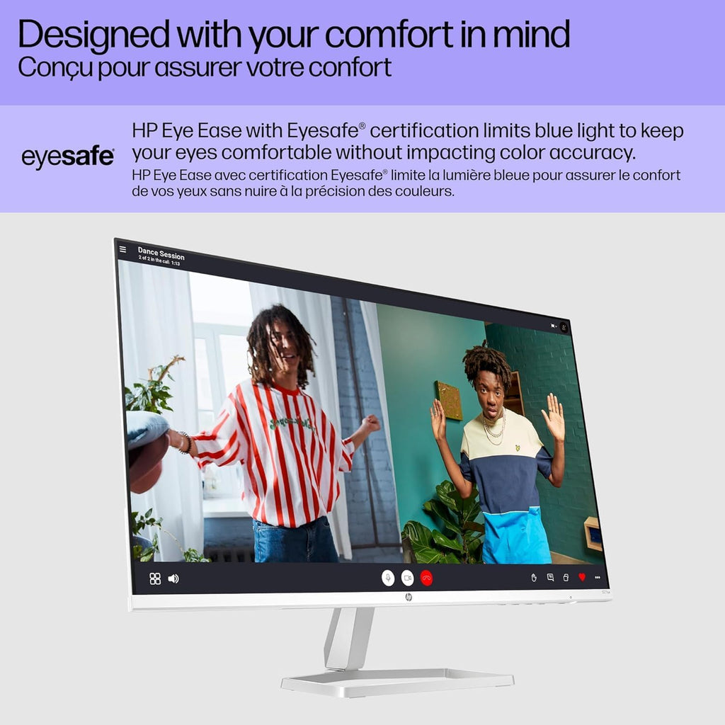 HP Series 5 27 Inch Computer Monitor IPS Full HD 300 nits 100Hz 5ms Integrated Speakers HDMI Port Audio Jack Anti-Glare Adjustable Tilt PC Screen Desktop Monitor, 527sa 94F48AA (Renewed)