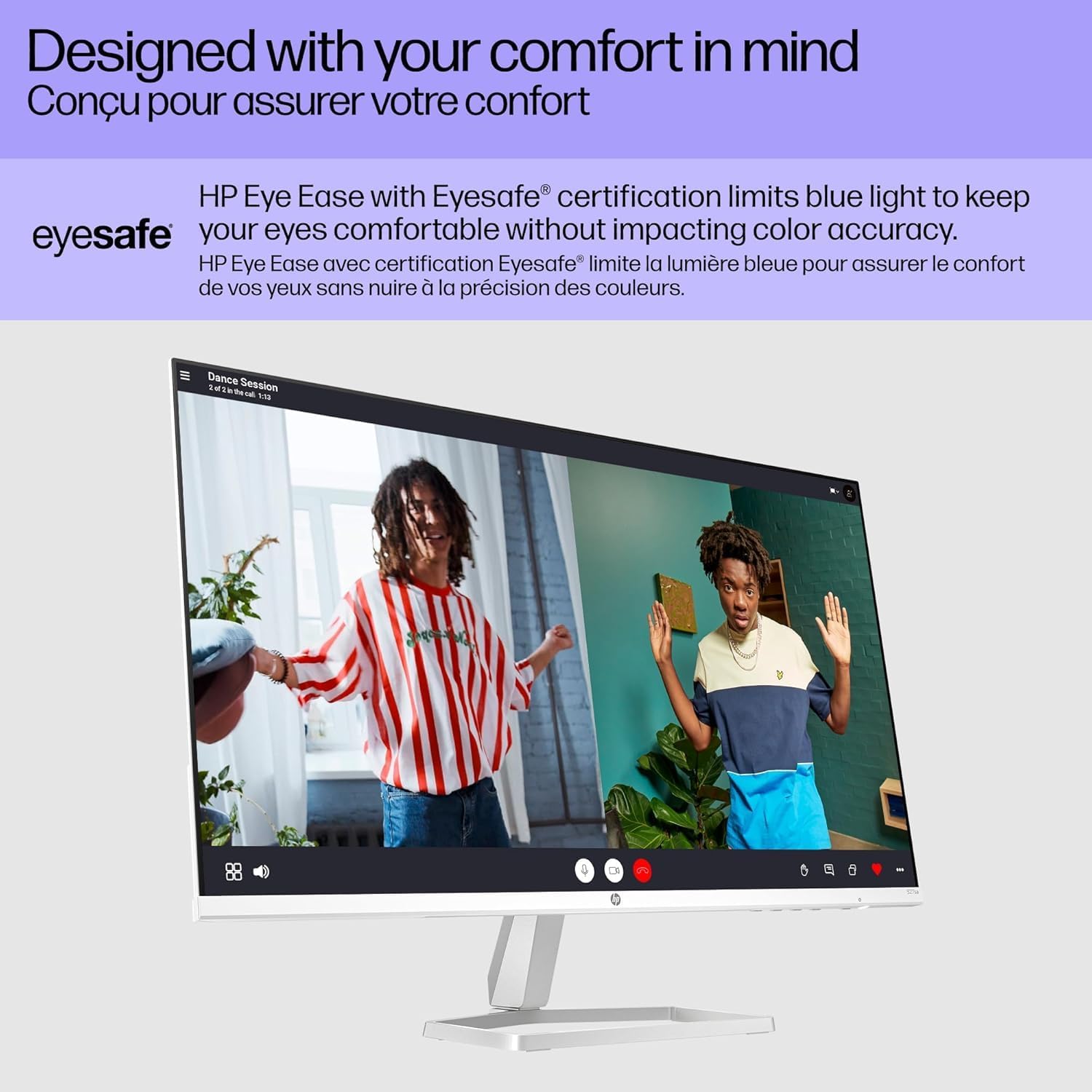 HP Series 5 27 Inch Computer Monitor IPS Full HD 300 nits 100Hz 5ms Integrated Speakers HDMI Port Audio Jack Anti-Glare Adjustable Tilt PC Screen Desktop Monitor, 527sa 94F48AA (Renewed)