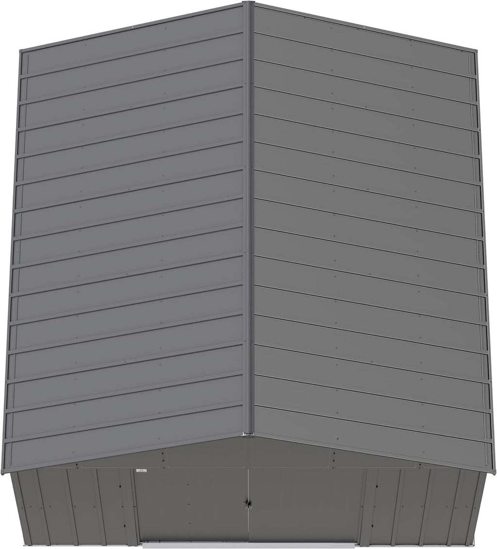 Arrow Classic Metal Shed, 12 x 12, Charcoal