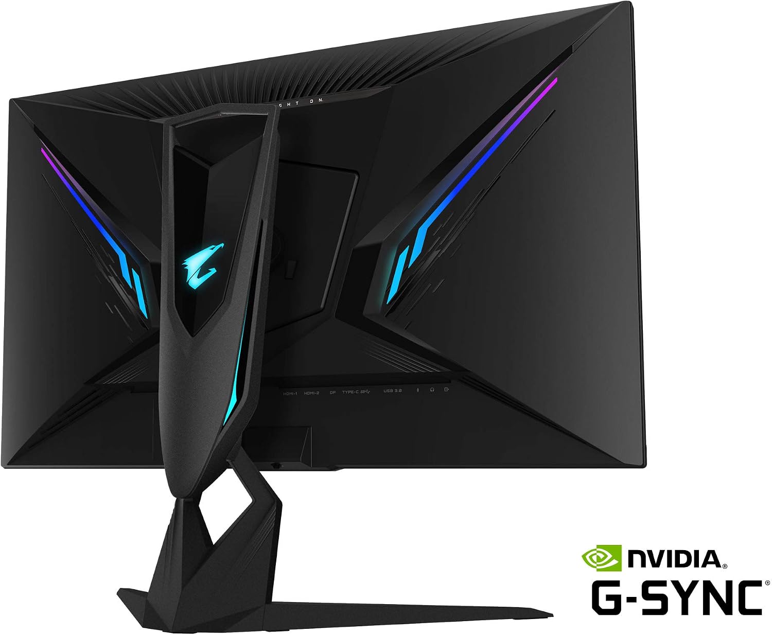GIGABYTE AORUS FI32Q 32' 165Hz 1440p HBR3,NVIDIA G-SYNC Compatible,Exclusive Built-in ANC, KVM, 2560x1440 Display,1ms Response Time,HDR, 94% DCI-P3,1x DisplayPort 1.4,2X HDMI 2.0,2X USB 3.0,1x USB C