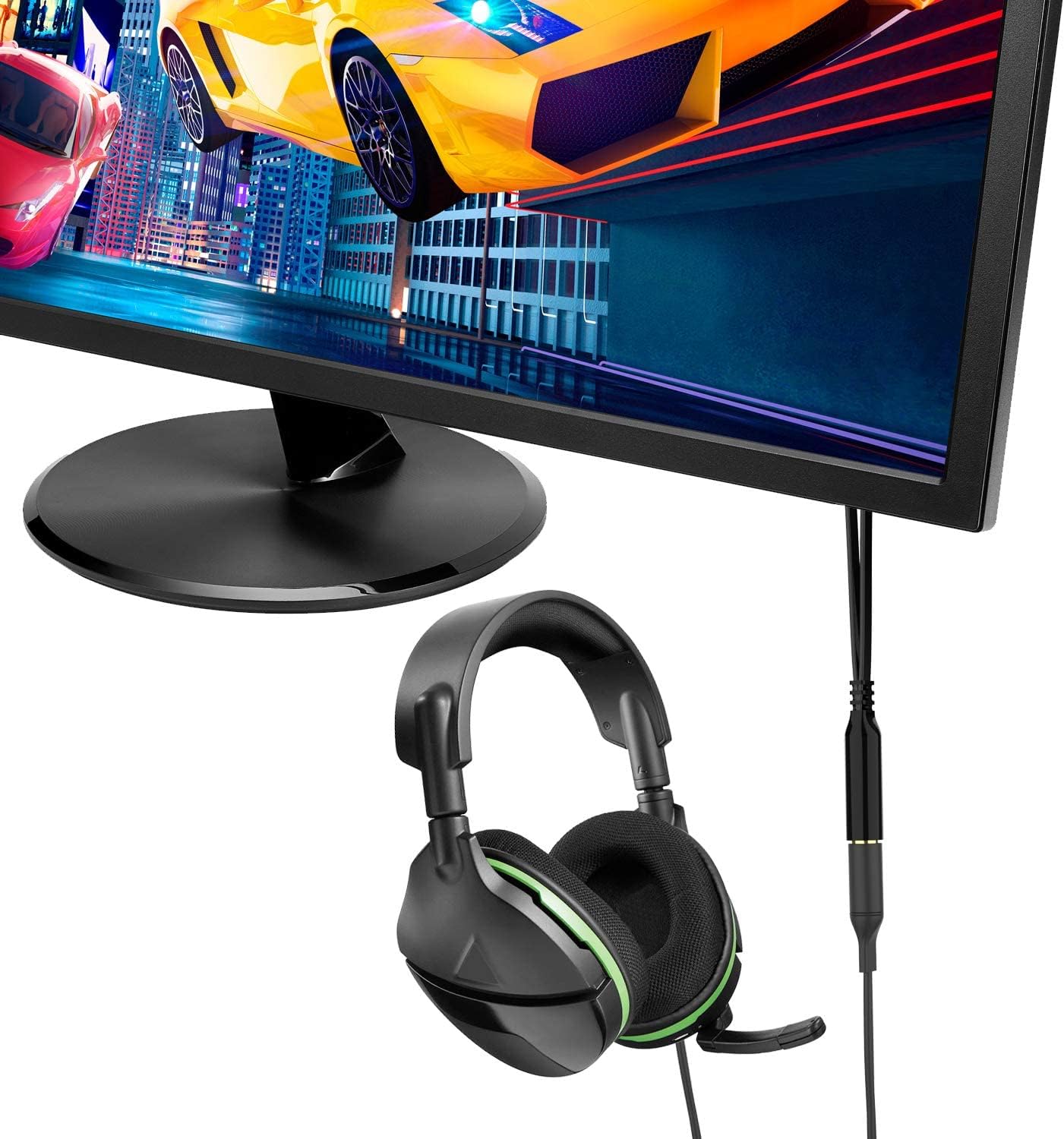 Maeline Headphone Splitter Adapter, 3.5mm Mic Cable for Computer, Headset 3.5mm Female to 2 Dual Male Microphone Audio Stereo Jack Earphones Port to Gaming Speaker PC - 500 Pack