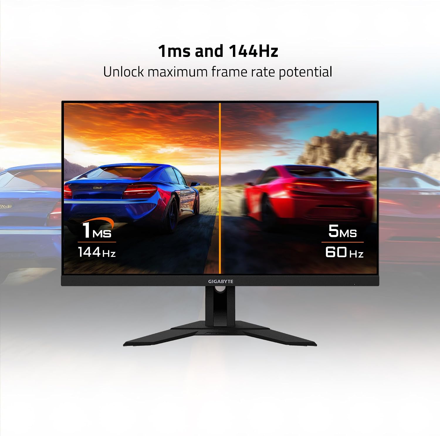 GIGABYTE M28U 28' 144Hz Gaming Monitor, 3840 x 2160 SS IPS Display, 1ms (GTG) Response Time, 9‎4% DCI-P3, VESA Display HDR400, FreeSync Premium Pro, 1x Display Port 1.4, 2X HDMI 2.1 (M28U-SA)