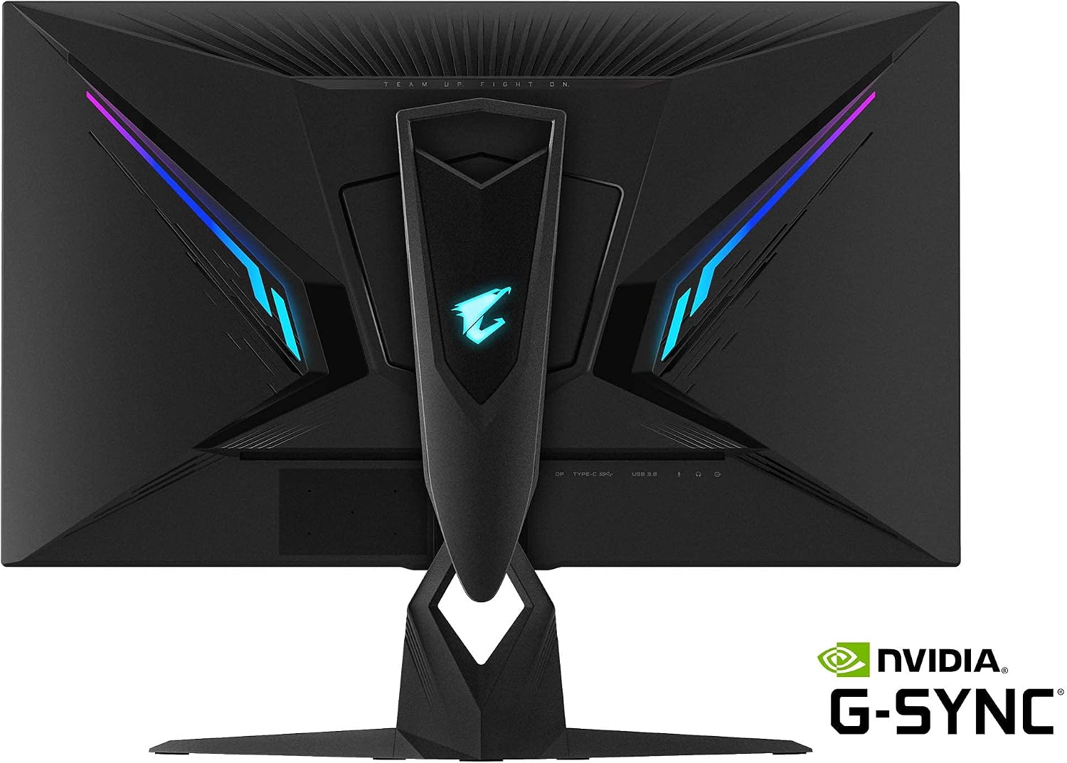 AORUS FI32Q 32' 1440p HBR3, NVIDIA G-SYNC Compatible, Exclusive Built-in ANC, KVM, 2560x1440 Display, 1ms Response Time, 94% DCI-P3, 1x DisplayPort 1.4, 2X HDMI 2.0, 2X USB 3.0, 1x USB C (Renewed)