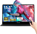 Victrack 4K Touchscreen Pro Gaming Portable Monitor, 13.3' Ultra UHD (3840*2160), for handheld gaming pc, style as ASUS Rog Ally, Lenovo Legion go, 100% RGB IPS Display HDR Travel Monitor Smart Cover