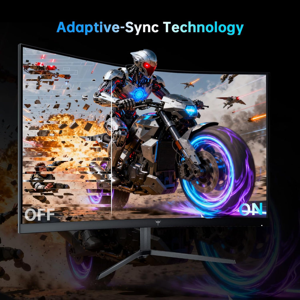 KTC 24 Inch 240Hz Curved Gaming Monitor, FHD 1080p 1500R 1ms Computer Monitor, Adaptive Sync, 3000:1 Contrast, HDR Support, HDMI 2.0 & DP 1.4, Low Blue Light, Tilt, VESA, H24S17P