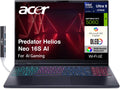 acer Predator Helios Neo 16S AI Gaming Laptop 16.0' 240Hz OLED WQXGA (Intel Ultra 9-275HX, GeForce RTX 5060 8GB, 64GB DDR5, 2TB PCIe SSD, Thunderbolt 4, Copilot, Win 11 Home) w/Dockztorm Hub