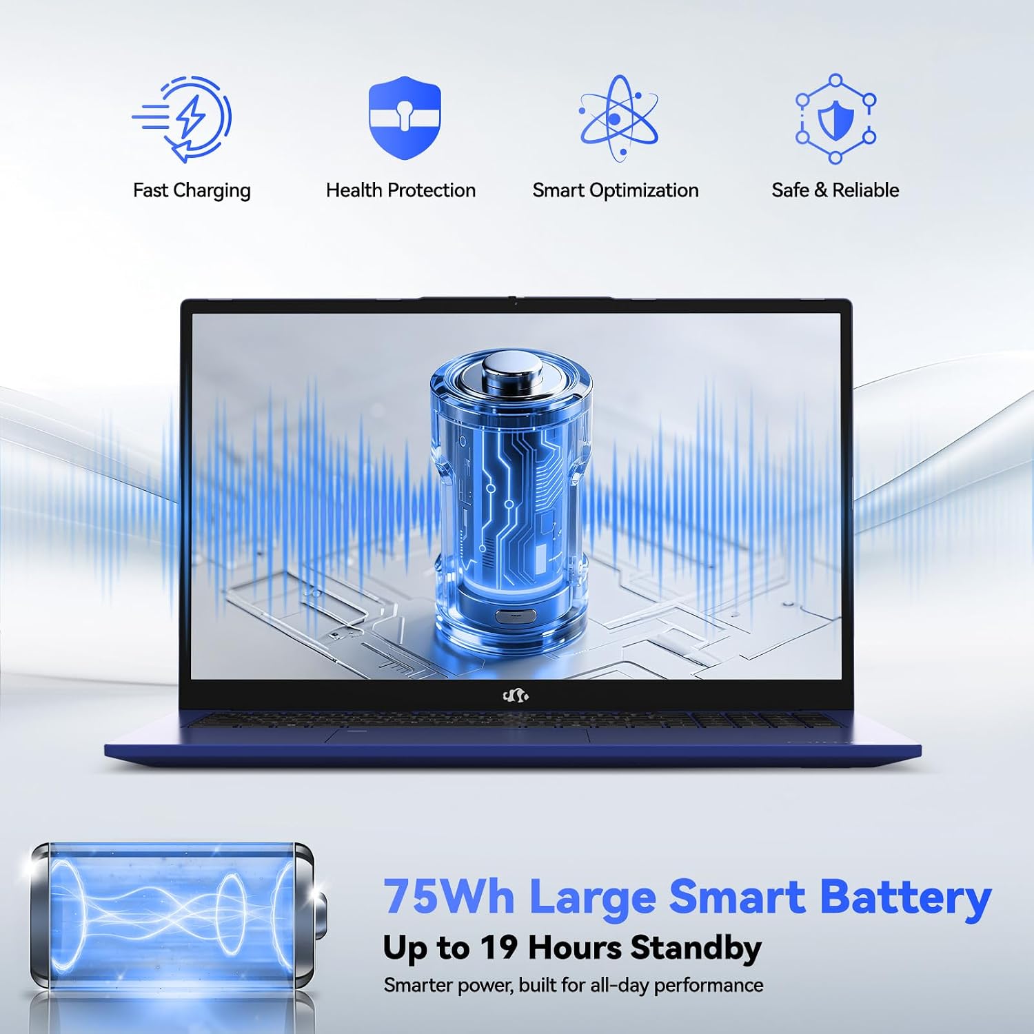 NIMO 17.3-Laptop, AMD Ryzen 7 7735HS (8C/16T) Radeon 680M, 64GB DDR5 RAM 2TB SSD, 100W PD Type-C Fast Charging, Wi-Fi 6E BT 5.2, Fingerprint Unlock, Backlit Keyboard for Business Student Light Gaming