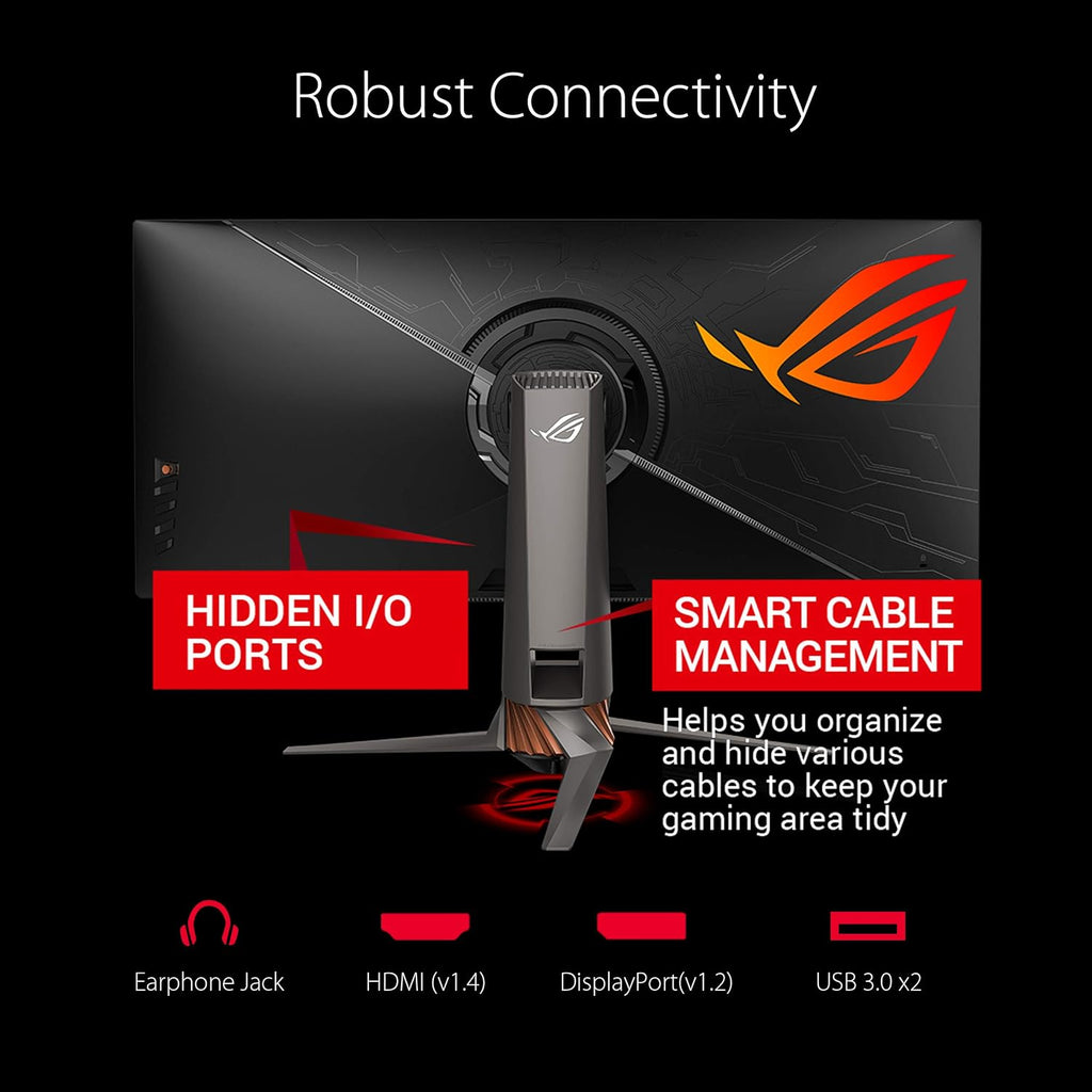 ASUS ROG Swift PG349Q 34' Curved G-Sync Gaming Monitor 120Hz 3440 X 1440 IPS with Eye Care Aura Sync DP HDMI