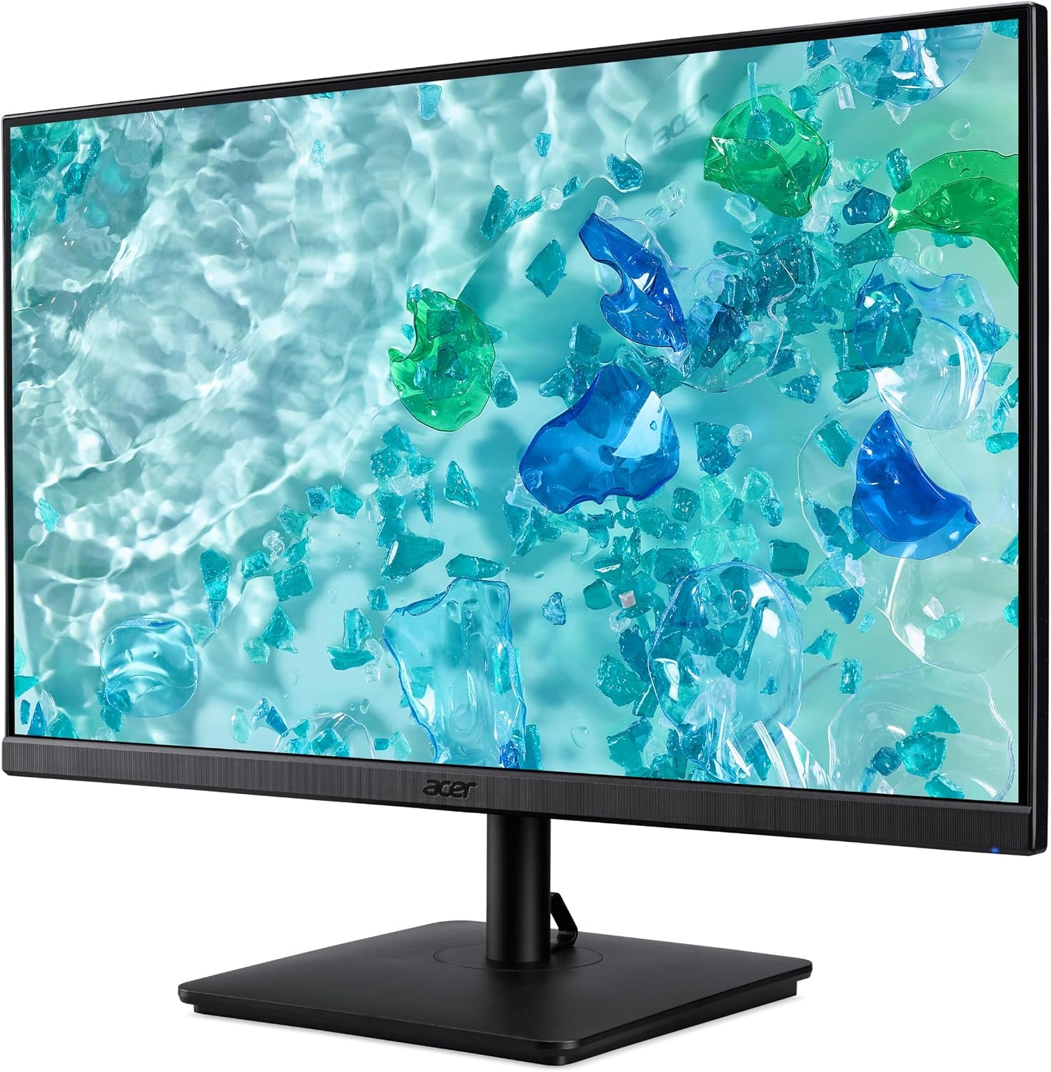 acer Vero V7 V277 Gbmipx 27' FHD IPS Monitor with 4ms Response Time, Anti Glare, VESA Mount (100mm), VGA, HDMI, & Dockztorm Hub, Black Color (UM.HV7AA.G07)