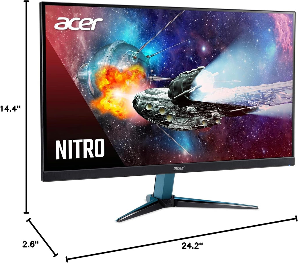 acer Nitro VG272U 27-inch WQHD IPS Gaming Monitor 240Hz 2560x1440 (Renewed)