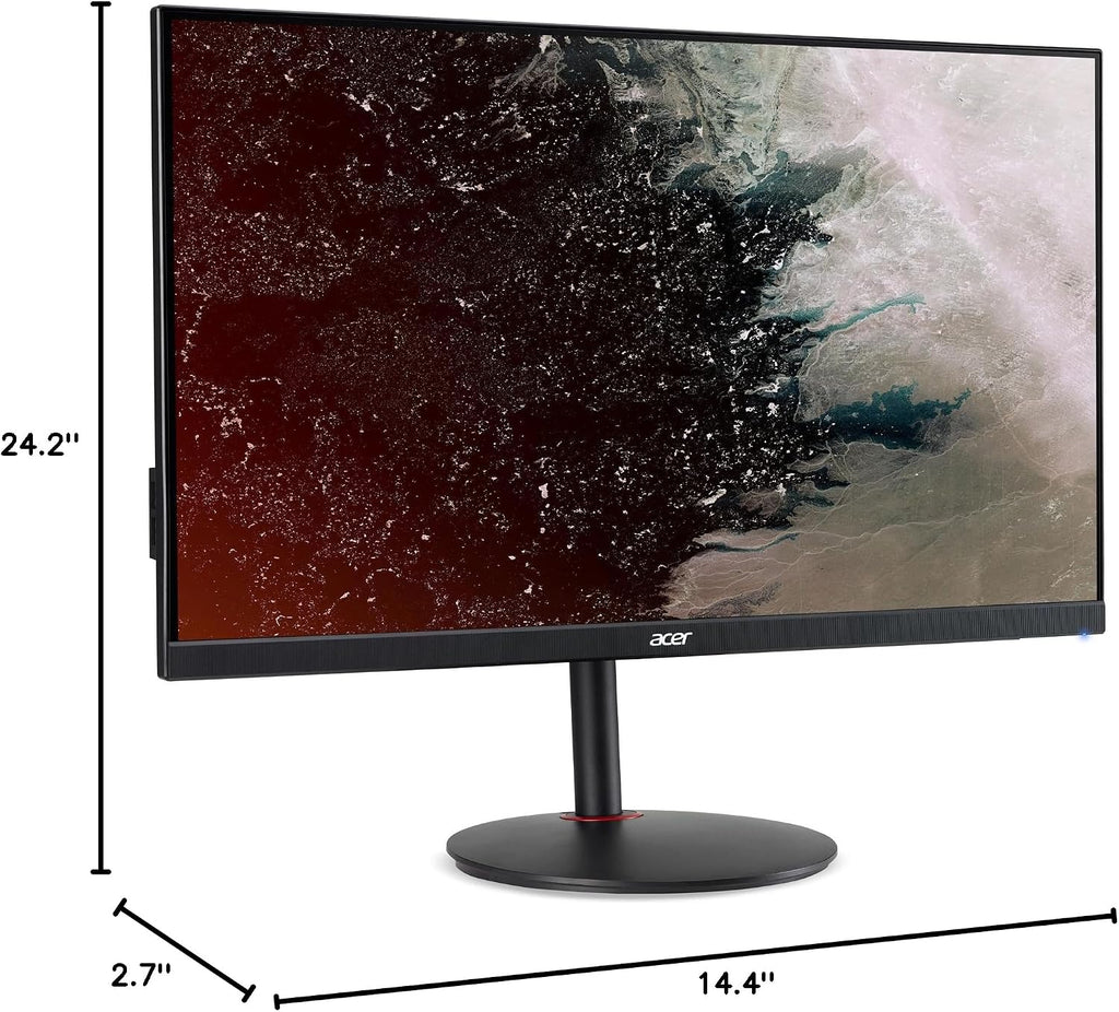 Acer Nitro 27-inch WQHD IPS Gaming Monitor 180Hz 1ms Response Time 2560x1440 Resolution DisplayPort HDMI (Renewed)