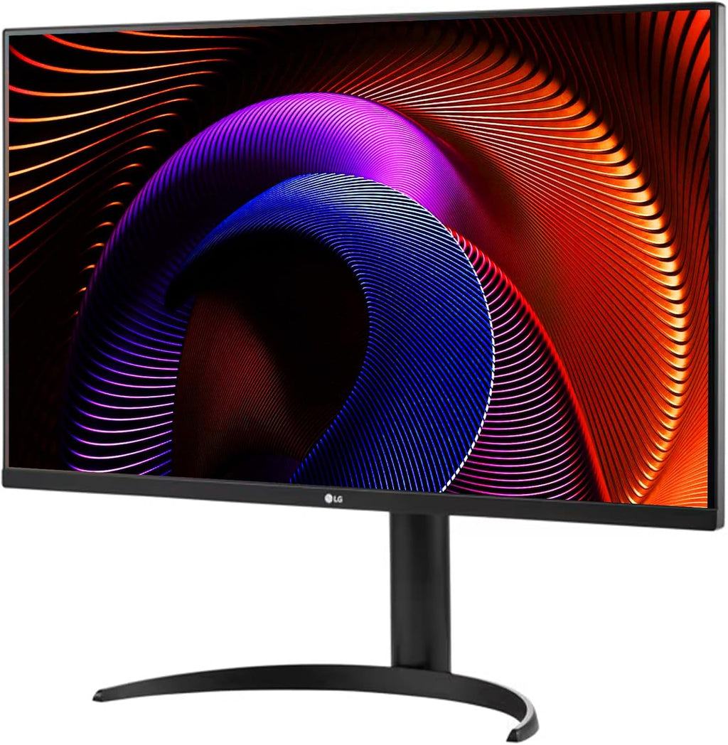 LG 32' 4K UHD (3840 x 2160) Ultrafine Computer Monitor, HDR10, Dynamic Action Sync, 90% DCI-P3, OnScreen Control, Built-in Speakers, Black Stabilizer, Flicker Safe, Tilt Adjustment, DisplayPort & HDMI