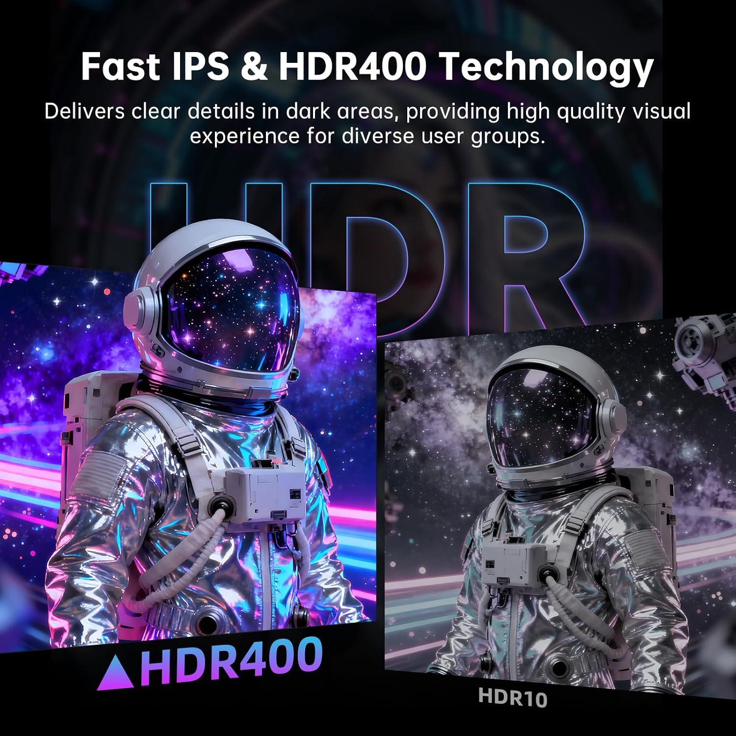 KTC 24.5 Inch 240Hz Gaming Monitor, FHD 1080p Fast IPS Computer Monitor, 1ms with Adaptive-Sync, HDR400, HDMI x2, DPx1, VESA Mount, Tilt/Pivot/Height Adjustment, H25T7-3