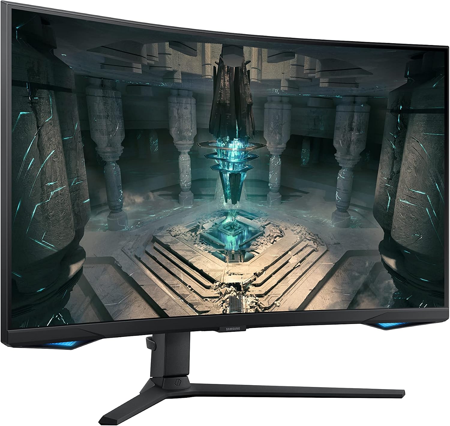 Samsung 32' Odyssey G65B QHD 240Hz 1ms (GTG) HDR 600 Gaming Hub 1000R Curved Gaming Monitor,Black (Renewed)
