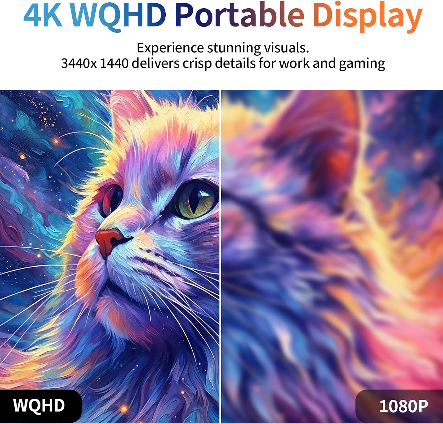34'' Ultrawide Curved Monitor-WQHD 3440x1440 Resolution,100Hz, IPS Panel, Built-in Speakers,3800R Curvature,HDR10,AMD FreeSync Premium,21:9 Aspect Ratio,Low Blue Light,Flicker-Free Technology-White