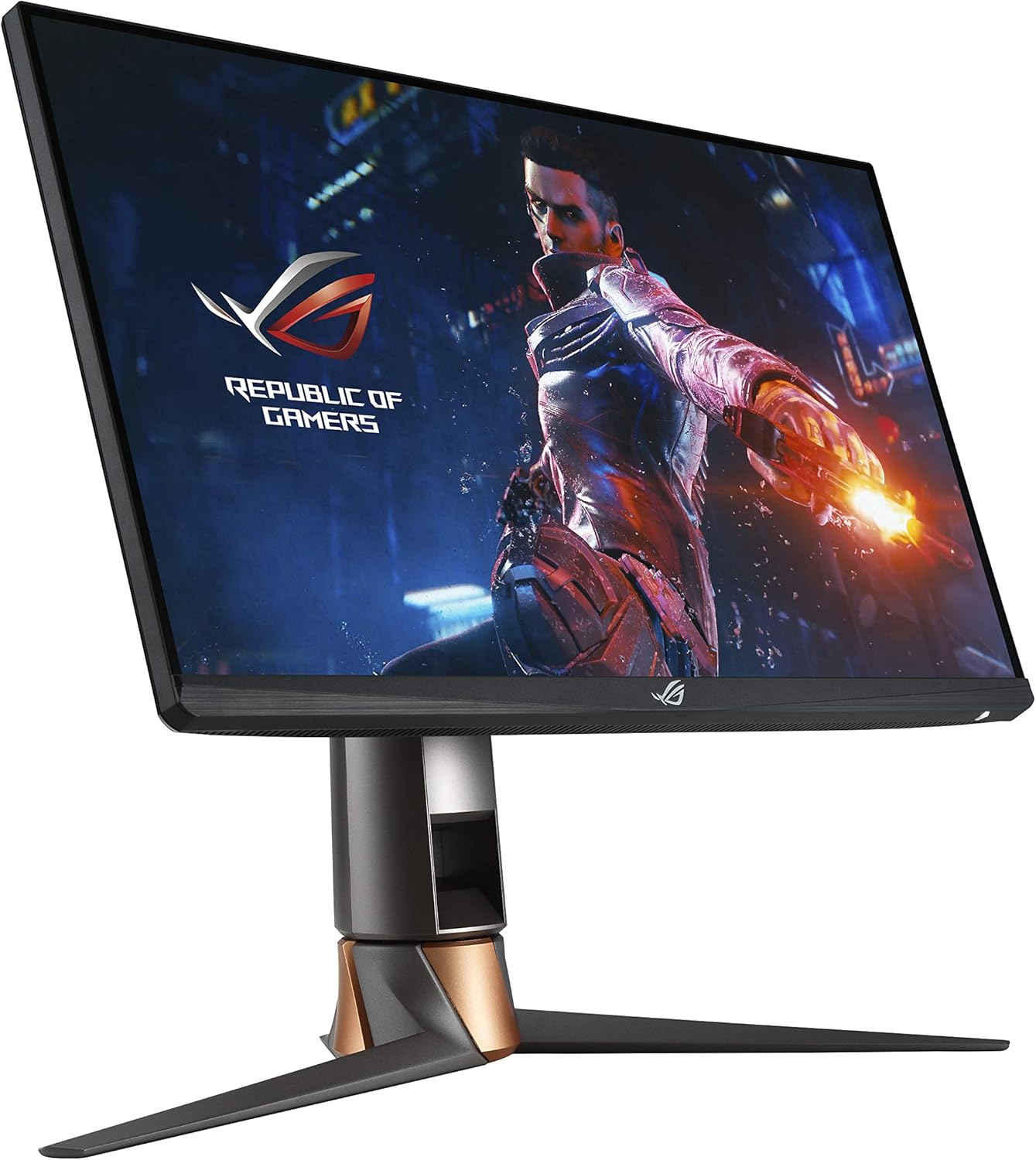 ASUS ROG Swift 360Hz PG259QNR 24.5' HDR Gaming Monitor, 1080P Full HD, Fast IPS, 1ms, G-SYNC, ULMB, NVIDIA Reflex Latency Analyzer, HDMI DisplayPort USB, Desk Mount Kit, VESA Wall Mountable, HDR10