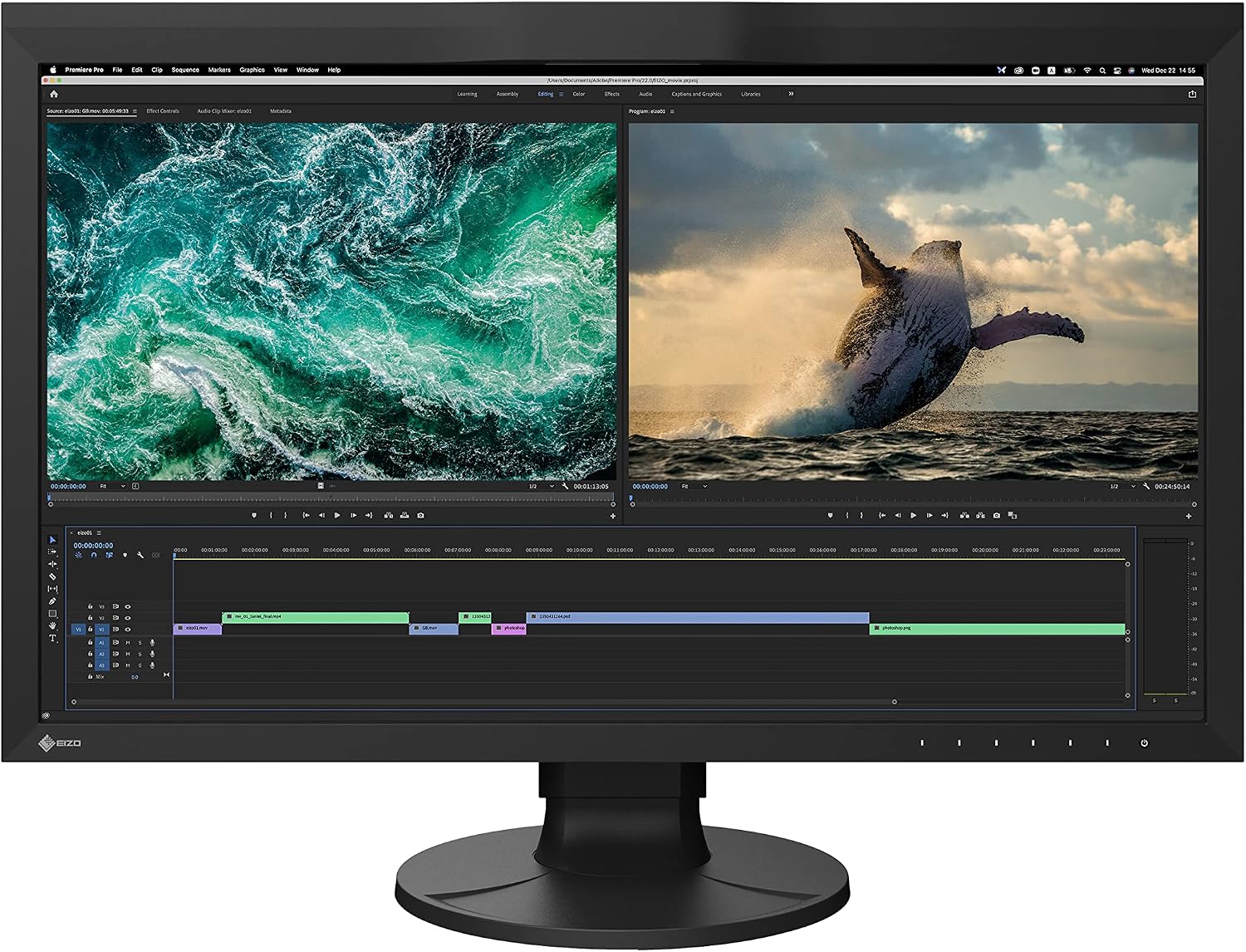 EIZO ColorEdge CG2700S-BK 27' Class WQHD LCD Monitor - 16:9 - Black
