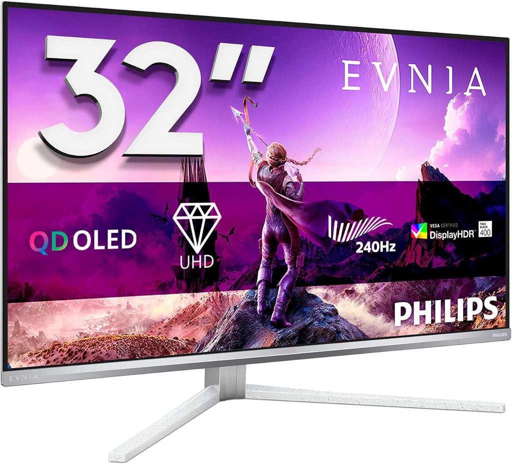 Philips M2N8900/00 Computer Monitor 86.4 Cm (34') 3440 X 1440, W128924222 (86.4 Cm (34) 3440 X 1440 Pixels Wide Quad Hd OLED White)