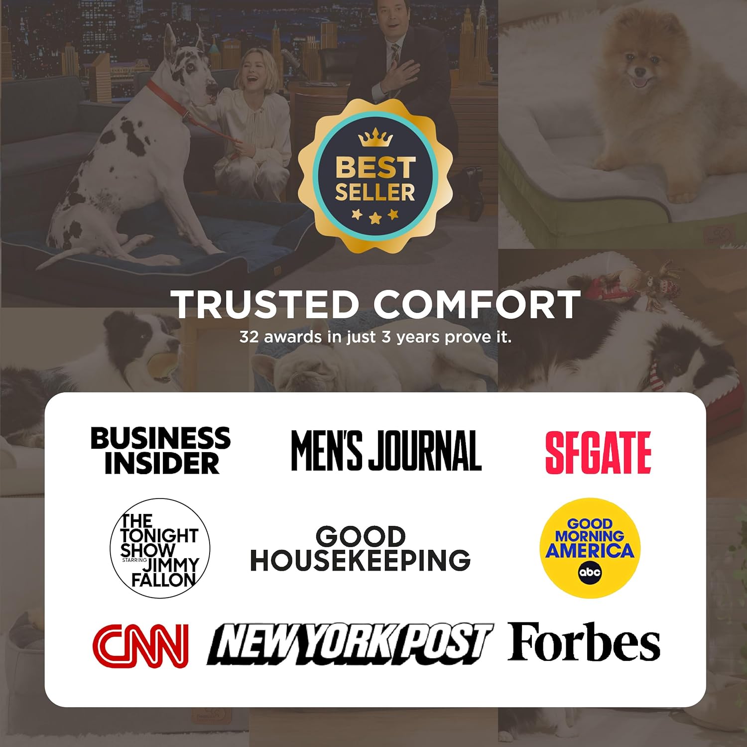 Bedsure XXL Orthopedic Dog Bed for Extra Large Dogs - Washable Giant Dog Cat Bed Waterproof, Comfort Dogs Couch Sofa with Washable Removable Cover, Pet Bed with Nonskid Bottom, Dark Grey, 52'