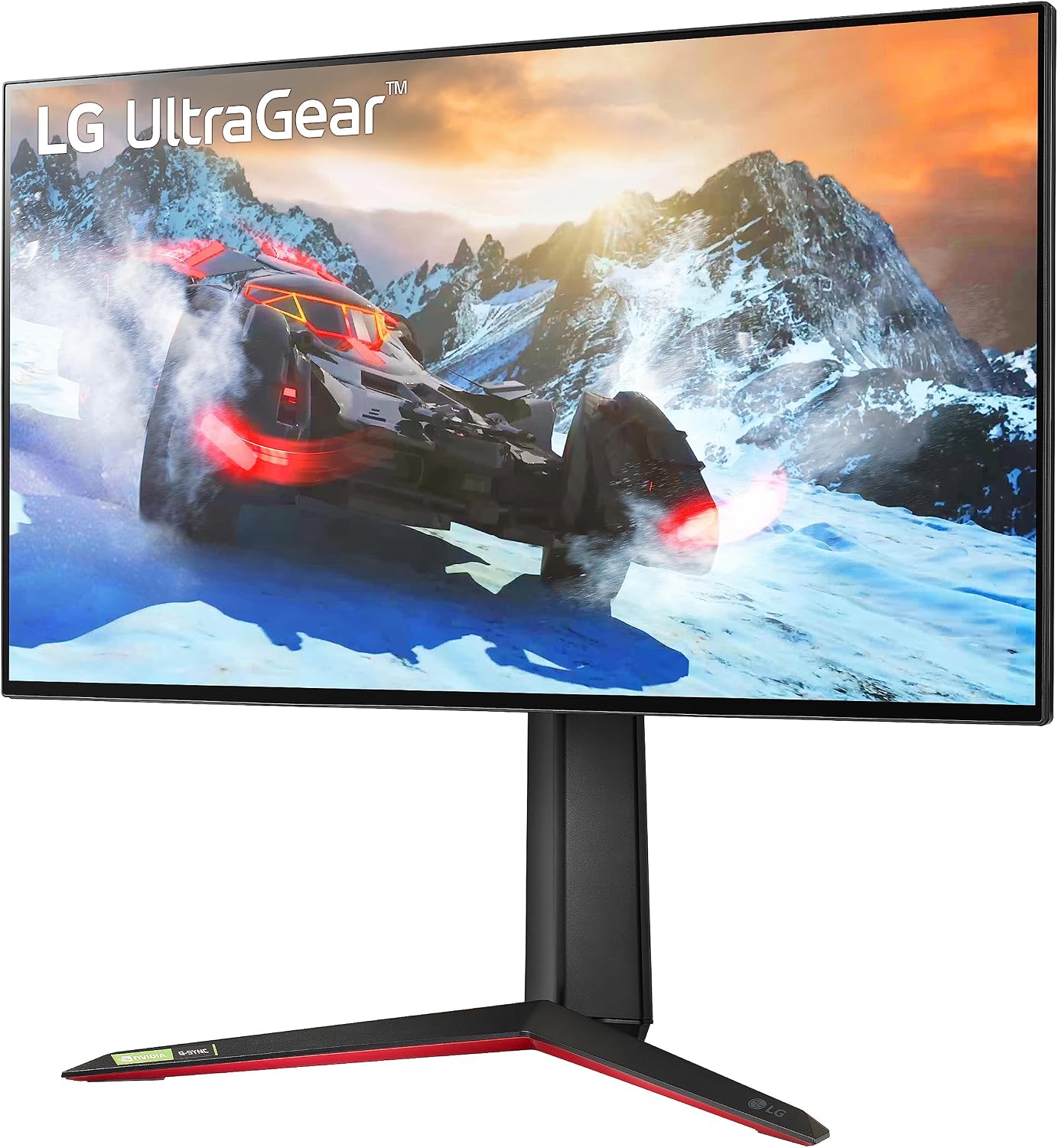 LG 27GP95R-B 27' Ultragear UHD (3840 x 2160) Nano IPS Gaming Monitor w/1ms Response Time & 144Hz Refresh Rate, NVIDIA G-SYNC Compatible & AMD FreeSync Pro, Adjustable Tilt, Height, Swivel & Pivot