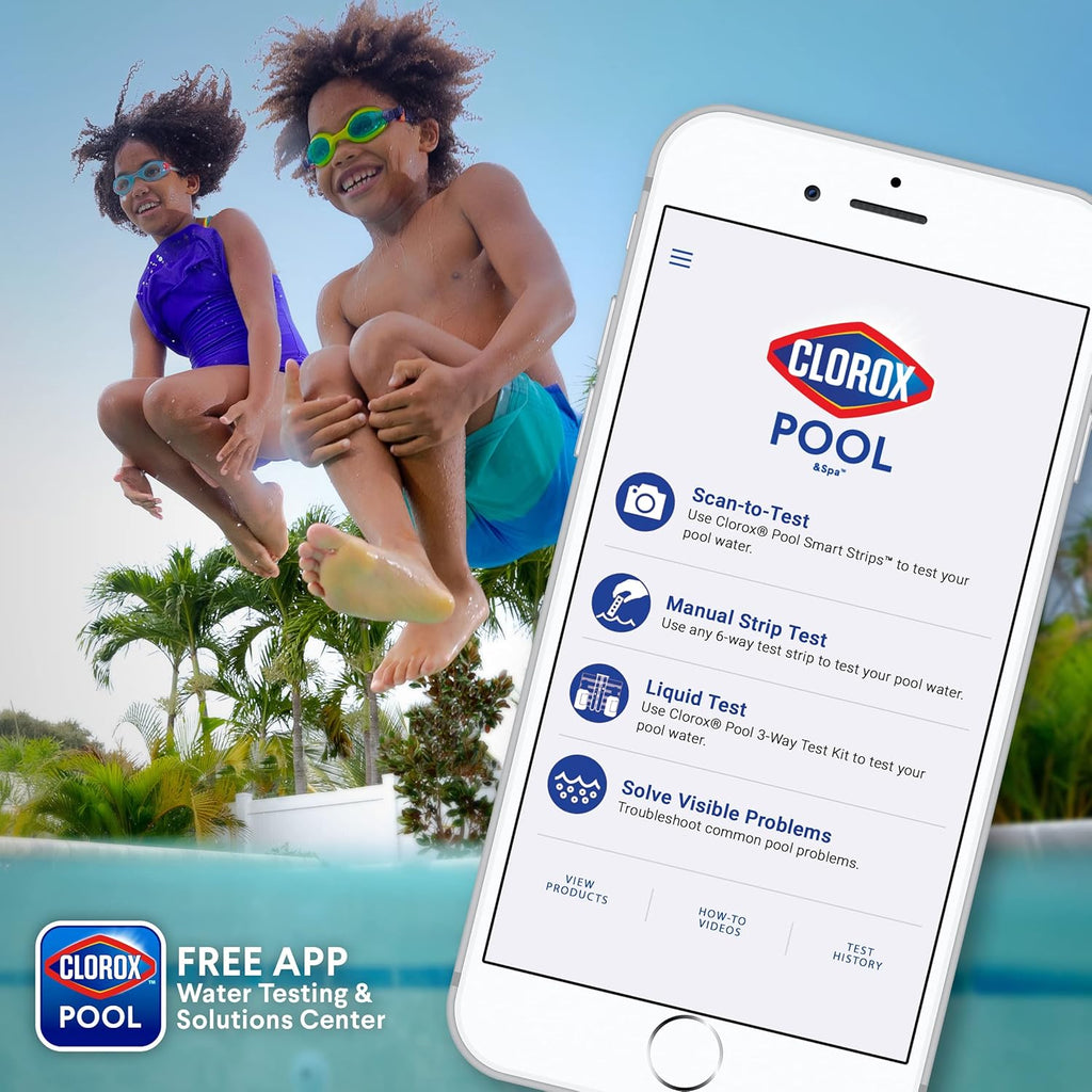 CLOROX Pool&Spa Active99 3' Chlorinating Tablet, Kills Bacteria & Stops Algae, 35LB
