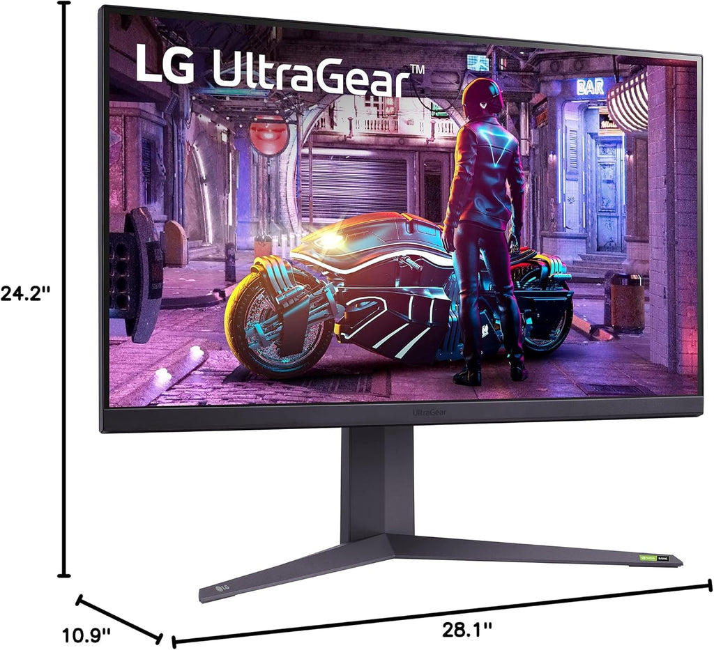 LG Ultragear FHD 32-Inch Gaming Monitor 32GN50R, VA 5ms (GtG) with HDR 10 Compatibility, NVIDIA G-SYNC, and AMD FreeSync Premium, 165Hz, Black