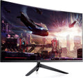GTEK F2740C 27-Inch Curved Frameless Gaming Monitor Full HD 1920 x 1080P, 1800R, VA 1ms MPRT, 240Hz, FreeSync, Speakers, DisplayPort/HDMI/Type-C, VESA (Renewed)