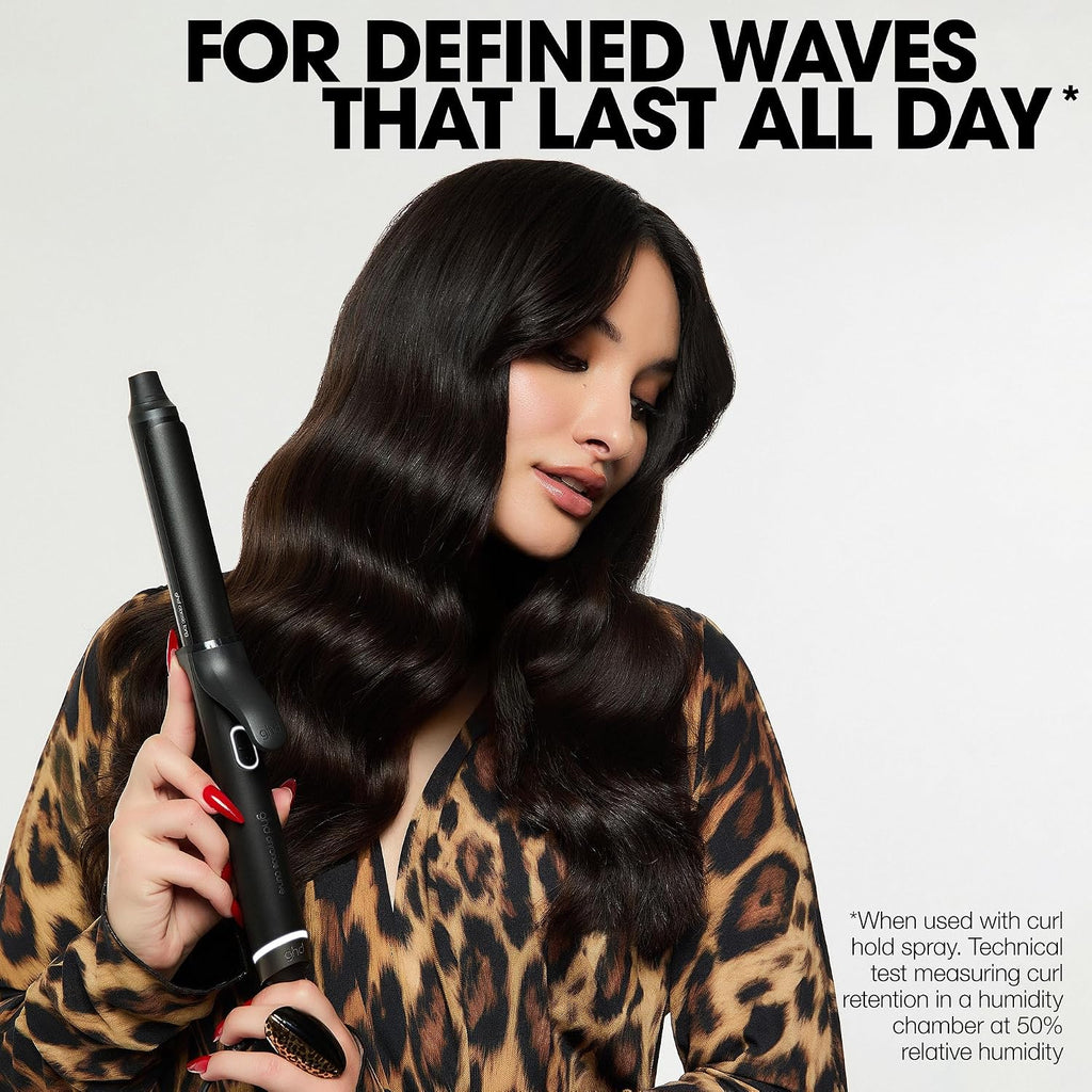 ghd Chronos Curve Curling Irons and Wands - Frizz-Free Curls with Responsive Technology & Automatic Sleep Mode