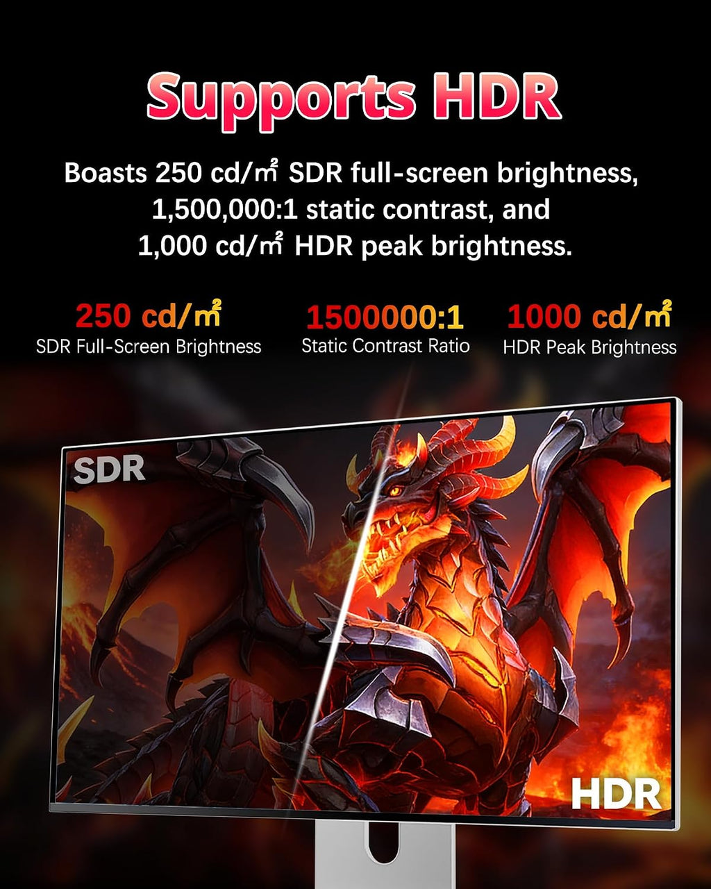 Q32S 32' 4K 240Hz QD-OLED Glossy Monitor, 0.03ms, 99% sRGB, 99% DCI-P3, 10-Bit Color, HDR, 1500000:1 Contrast Ratio, Eye Care (Honeycomb - Without Stand)
