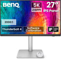 BenQ PD2730S 27' IPS 5K UHD (5120 x 2880) Designer Monitor, 60 Hz, 5 ms, Thunderbolt 4 (90W) Integrated USB Hub & Stereo Speakers (Renewed)