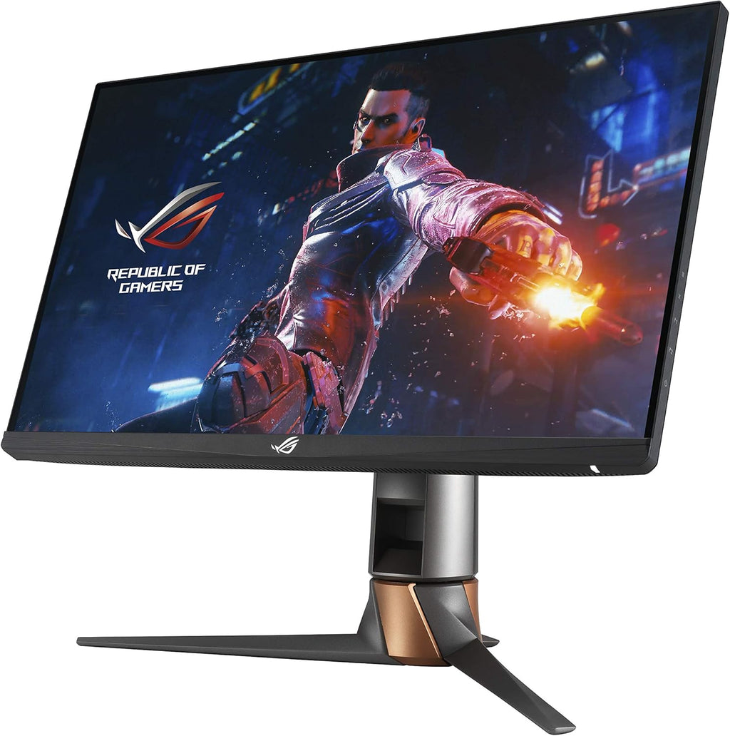 ASUS ROG Swift 360Hz PG259QNR 24.5' HDR Gaming Monitor, 1080P Full HD, Fast IPS, 1ms, G-SYNC, ULMB, NVIDIA Reflex Latency Analyzer, HDMI DisplayPort USB, Desk Mount Kit, VESA Wall Mountable, HDR10
