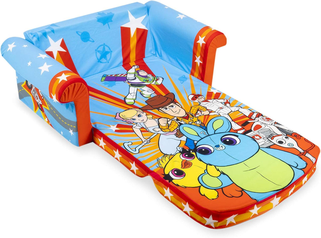 Marshmallow Furniture 2 Pack Kids 2-in-1 Flip Open Foam Sofa Bed, Toy Story 4