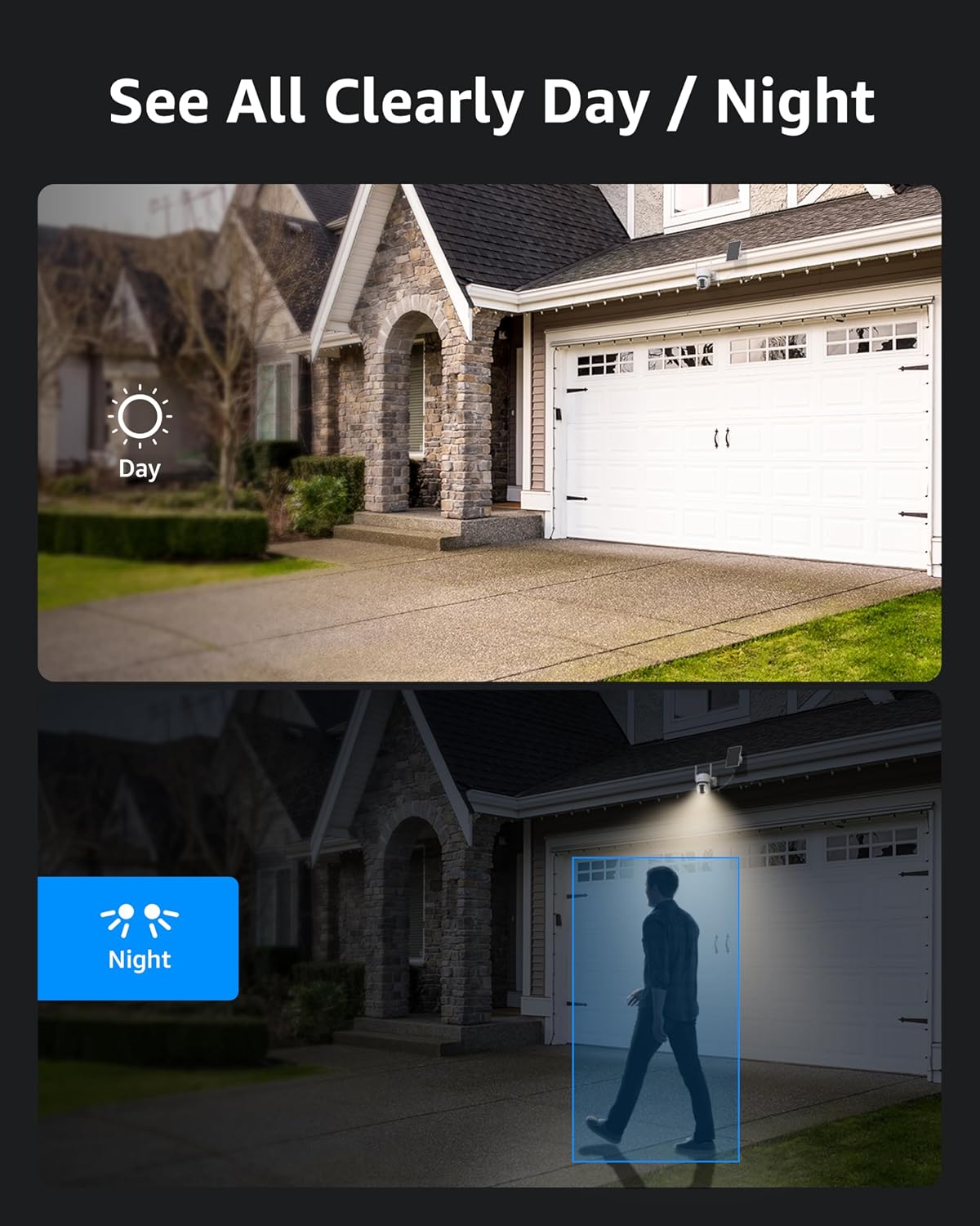 ANNKE Wireless Security Solar Camera System with 7'' IPS Touch Screen, 2 X 4MP Camera Equipped with Solar Panels, Human Detection, 360°Pan & Tilt, 2-Way Audio