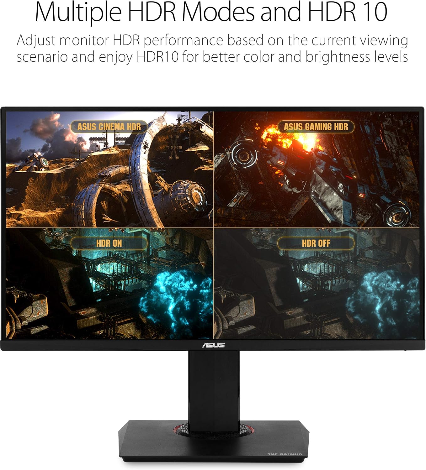 ASUS TUF Gaming VG289Q 28' Gaming Monitor 4K (3840 x 2160) IPS FreeSync Eye Care DisplayPort Dual HDMI HDR 10,Black