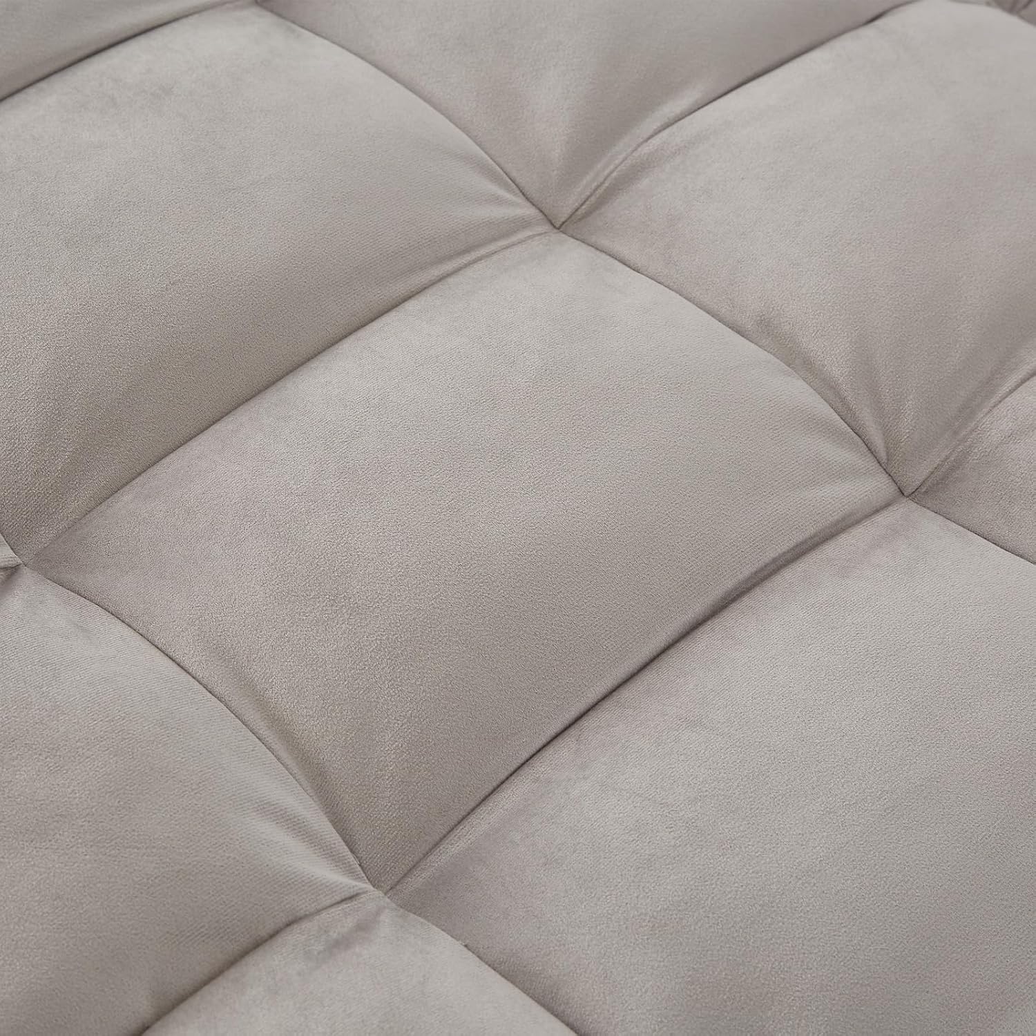 Loveseat Sleeper Sofa, 3 in 1 Convertible Sofa Bed, Adjustable Backrest Comfy Pull Out Couch, Modern Upholstered Sofa for Living Room Bedroom Apartment Small Space (Grey with Side Table)