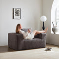 Swbvs Single Sofa Chair - Oversized Lounge Armchair,Singgle Couch Soft Foam Cushion, Cozy Reading Chair for Living Room & Bedroom for Living Room Bedroom,No Assembly,Grey