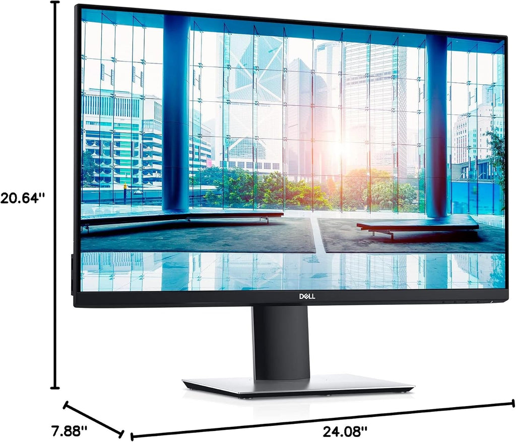 Dell P2719H 27-inch Full HD Height Adjustable Thin Bezel Monitor for PC, Laptop - 1920 x 1080p at 60Hz, 5ms (Fast) Gray-to-Gray Response Time, 16.7 Million Colors, Displayport, HDMI, USB - Black