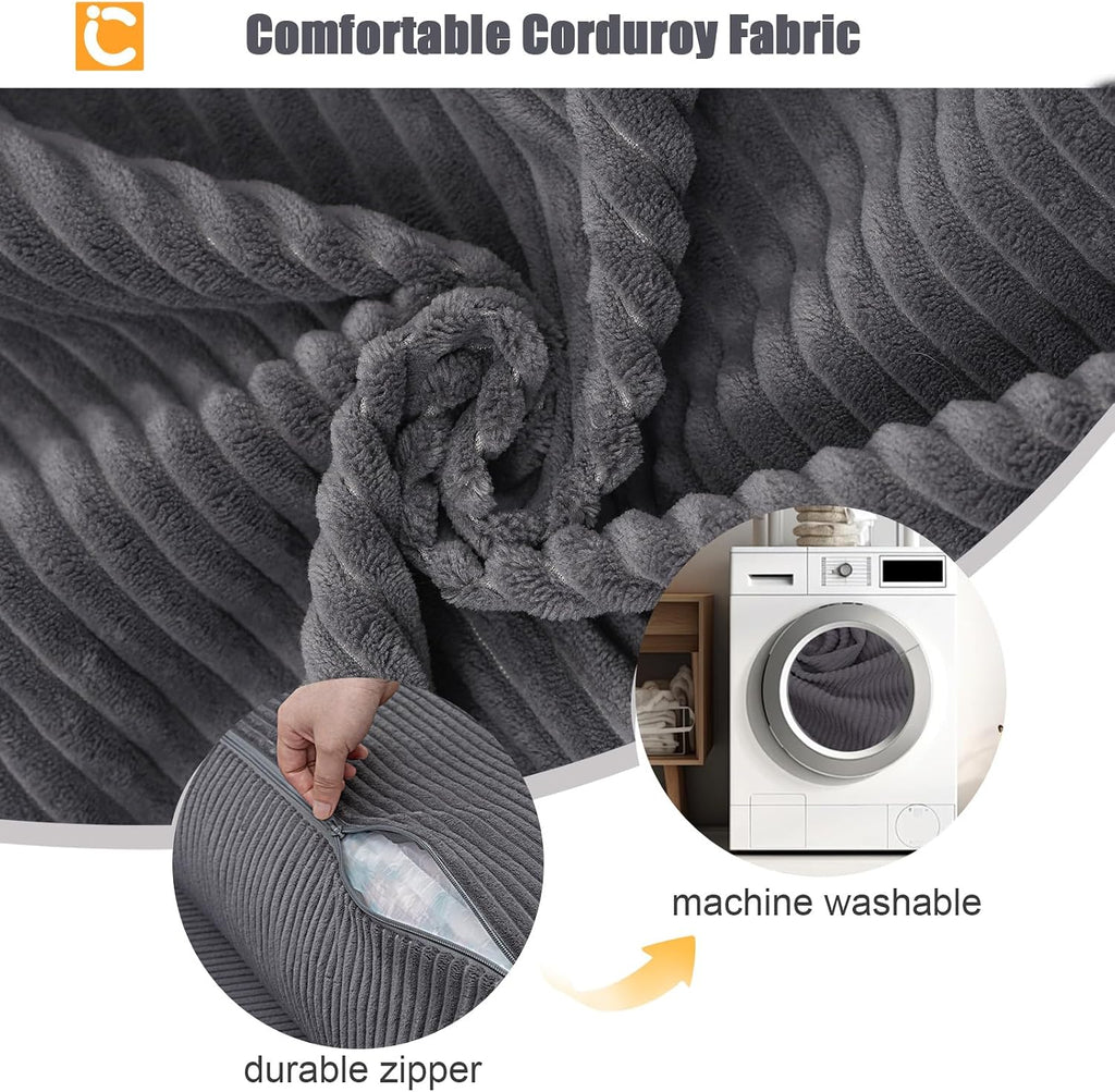 COMAX Futon Sofa Bed, 4-in-1 Floor Foldable Sofa Couch Bed Queen with L-Shaped Armrests, Convertible Folding Chair Bed Sleeper Mattress Fold Out Comfy Lounge for Living Room Bedroom, Grey