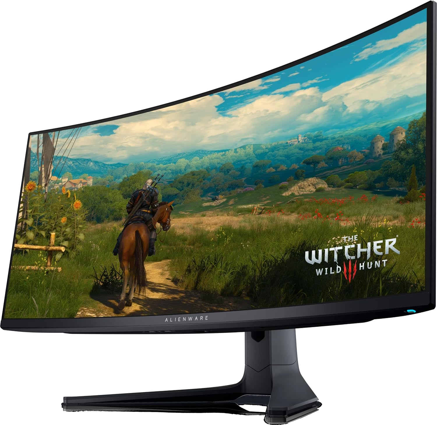Dell Alienware AW3423DWF 34' Curved Gaming Monitor, QD-OLED (3440x1440) 165Hz Display, 0.1ms Gray-to-Gray, 1.07 Billions Colors, AMD FreeSync Premium Pro, DisplayPort/HDMI, with MTC HDMI Cable