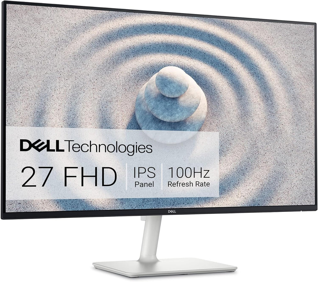 Dell S2725H Monitor - 27-inch Full HD (1920x1080) 8Ms 100Hz Display, Integrated 2 x 5W Speakers, 2 x HDMI, 16.7 Million Colors, Tilt Adjustability - Silver (Renewed)
